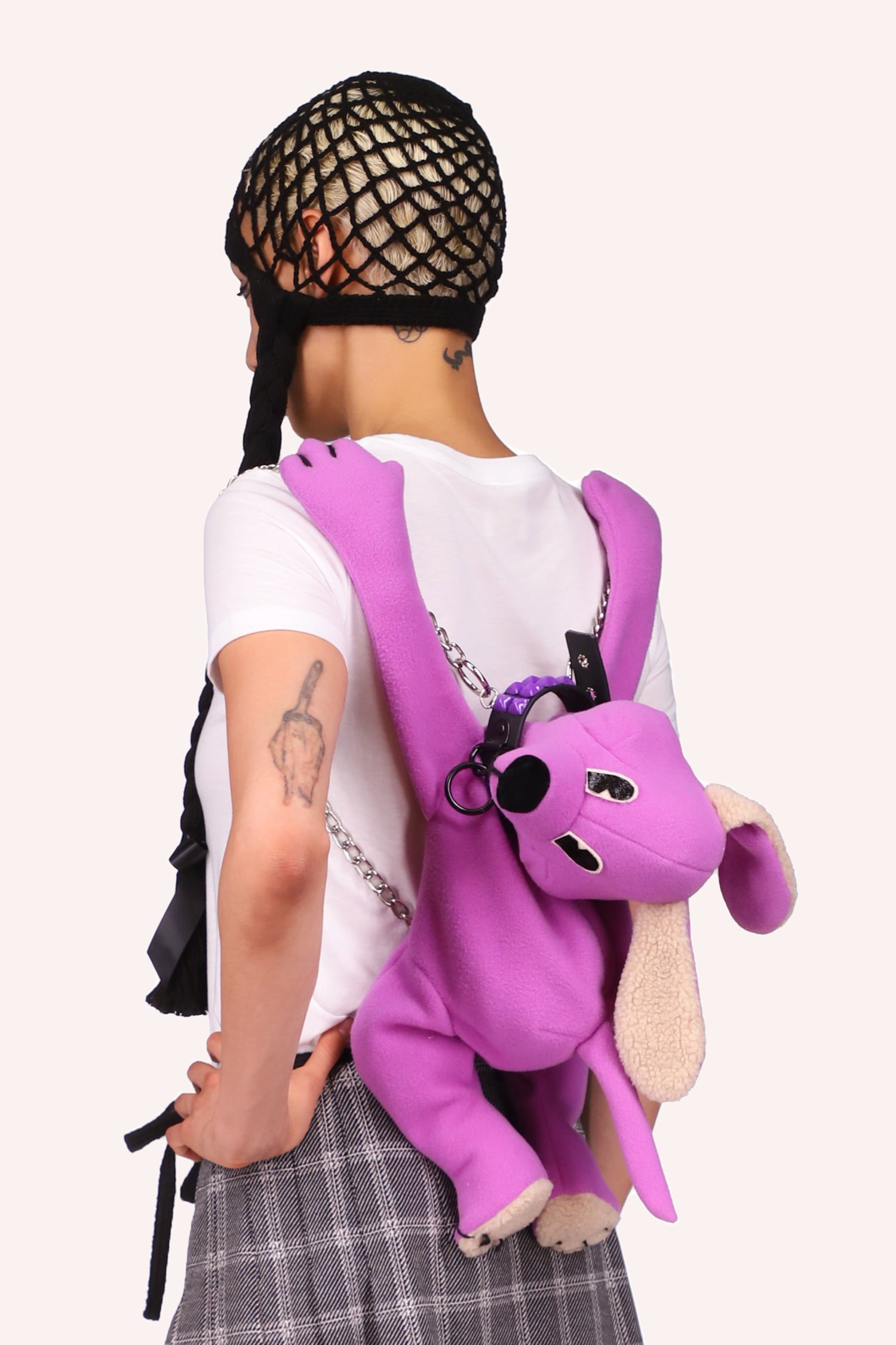 Fleece Doggy Backpack <br>Purple Haze - Anna Sui