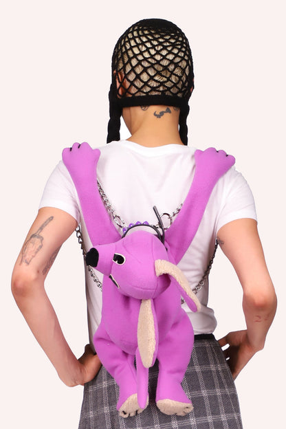 Fleece Doggy Backpack <br>Purple Haze - Anna Sui