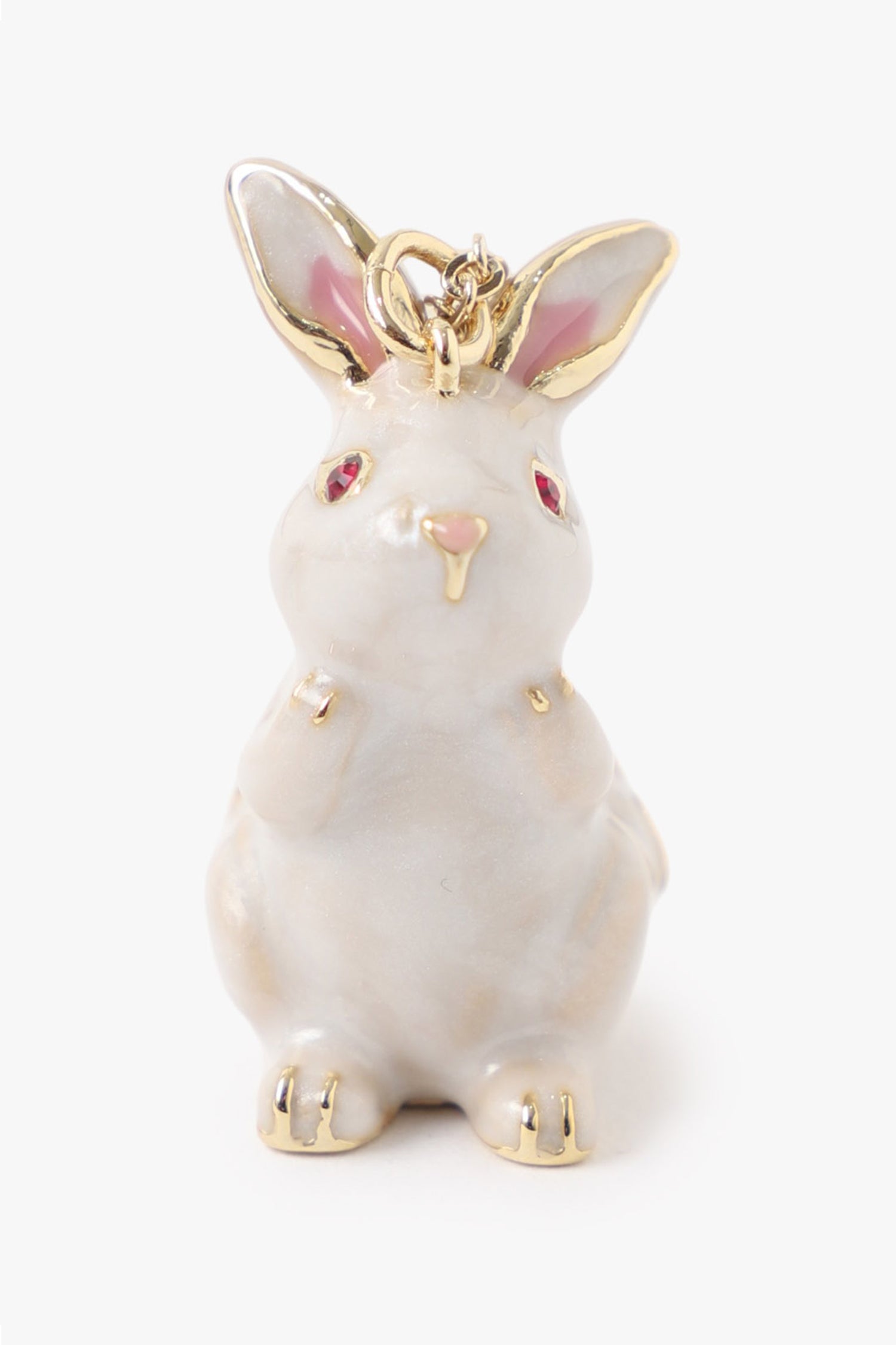 Rabbit Necklace <br> White - Anna Sui