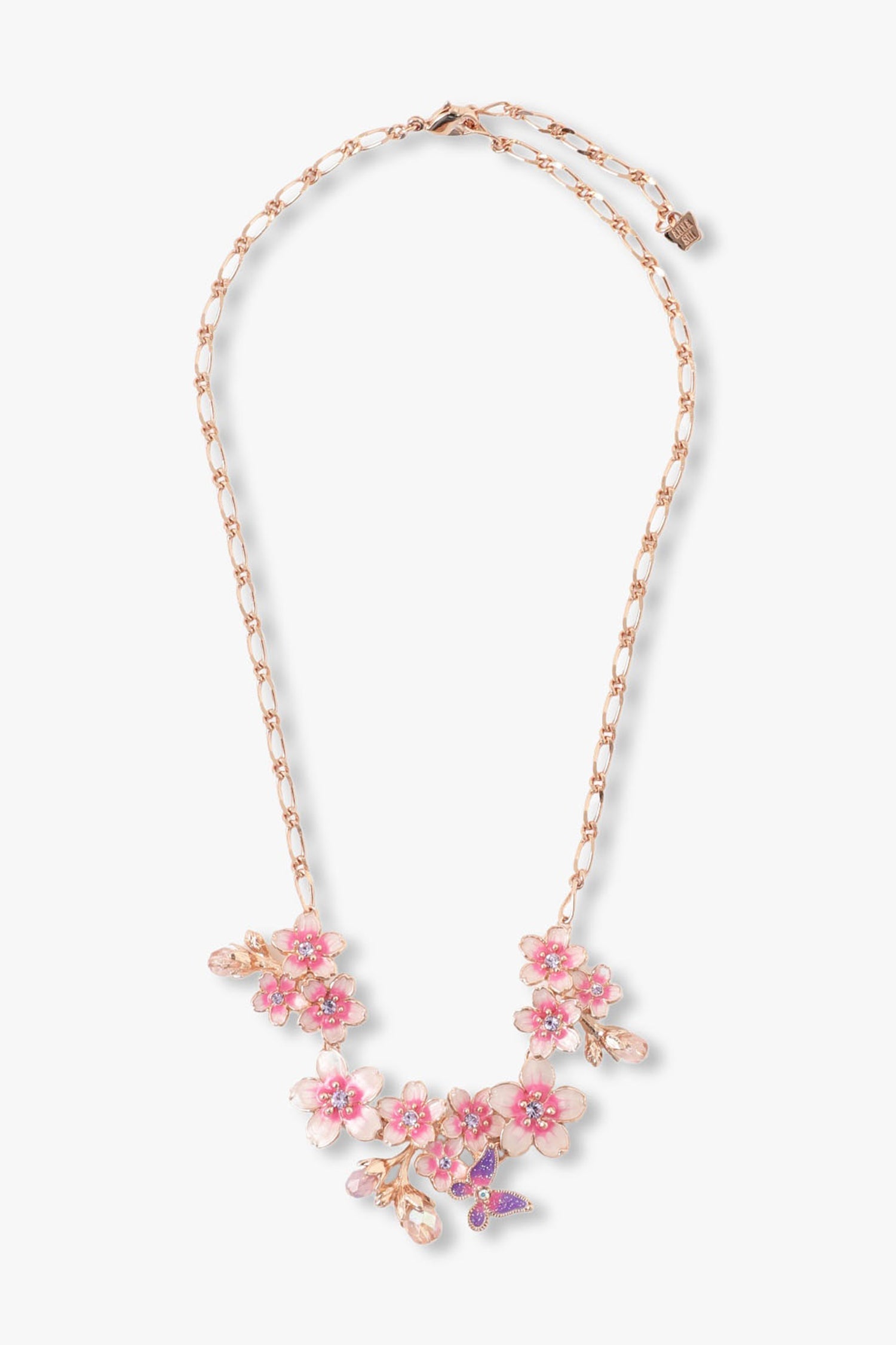 Butterfly Cherry Blossom Necklace - Anna Sui