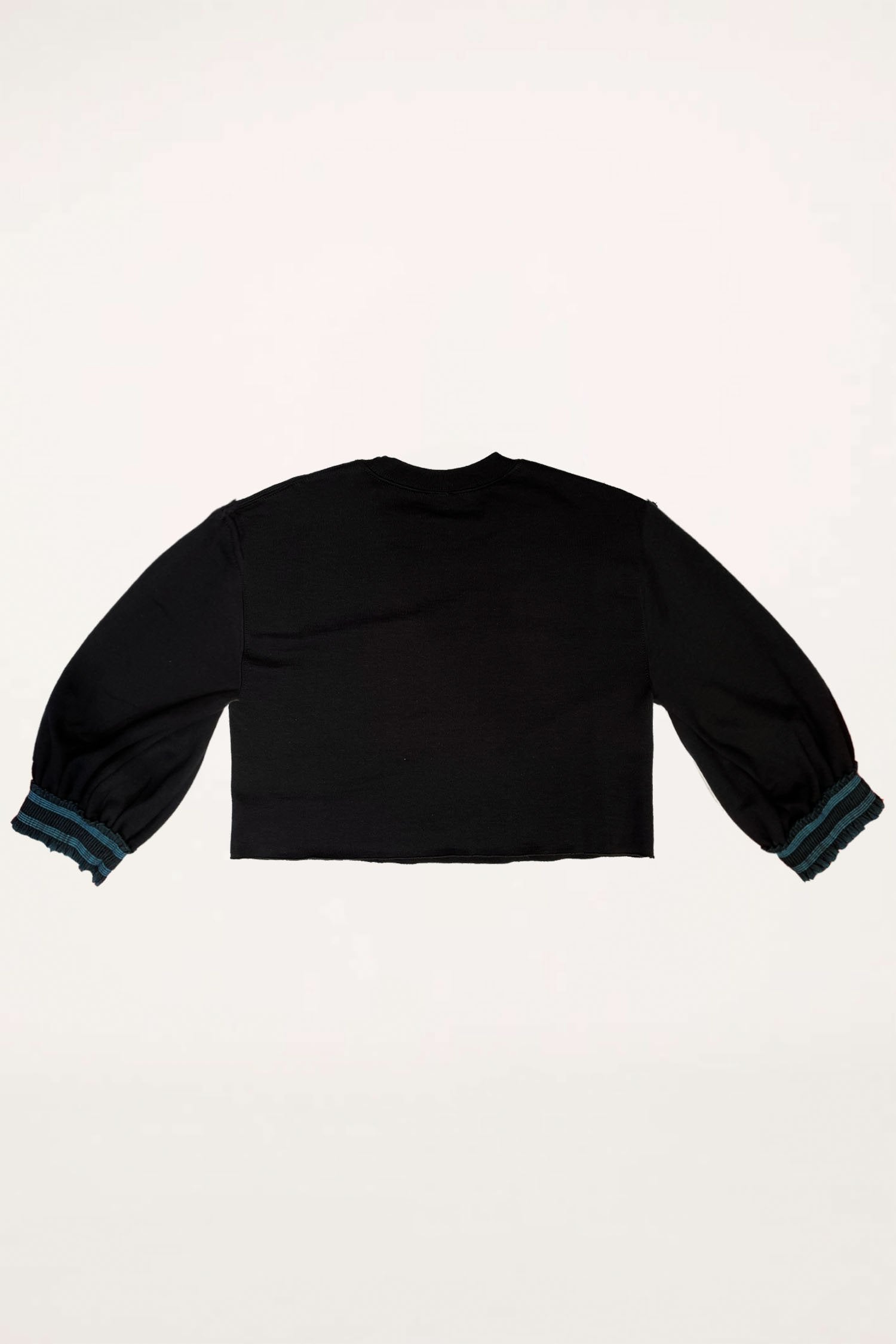 Trimmed Beetle Sweatshirt <br> Cornflower - Anna Sui