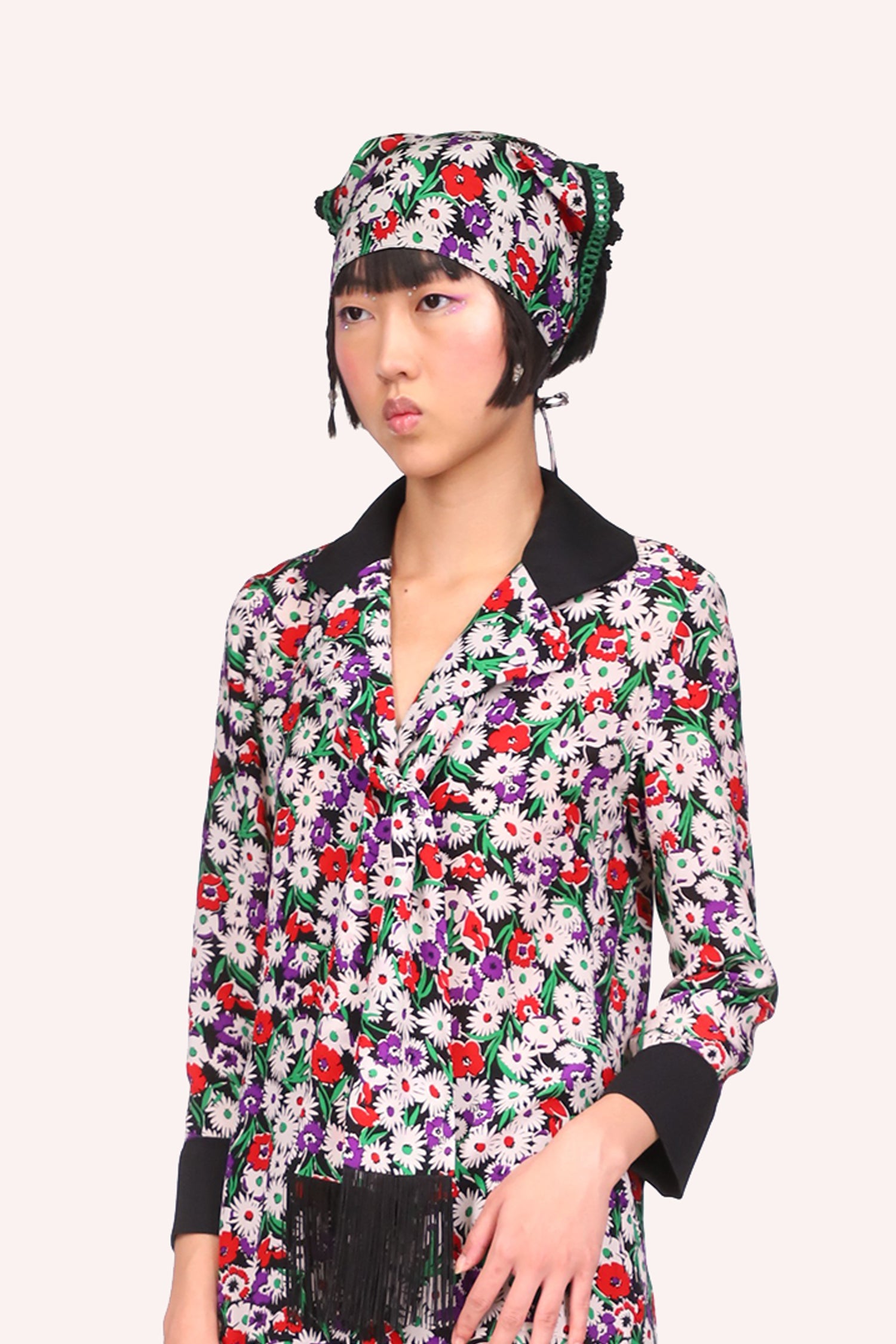 Daisies Headscarf - Anna Sui