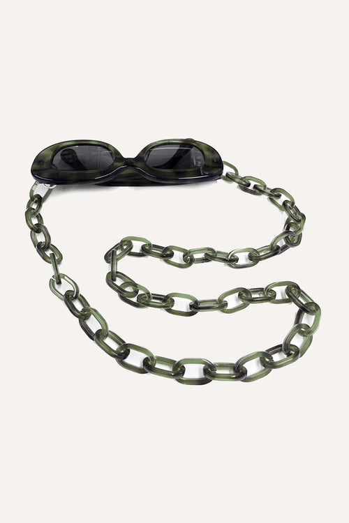 Fellow Earthlings Sunglasses Chain <br> Green - Anna Sui