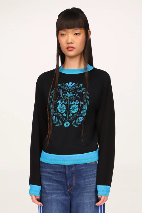 Beetle Sweater <br> Cornflower - Anna Sui