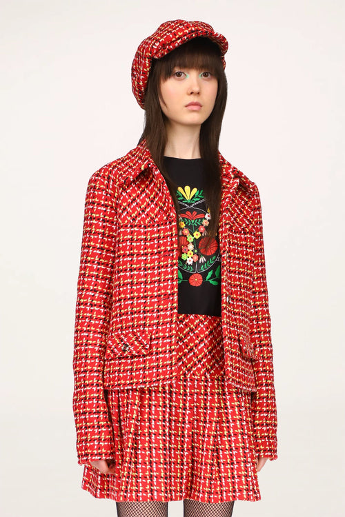 Neo Plaid Jacket <br> Red - Anna Sui