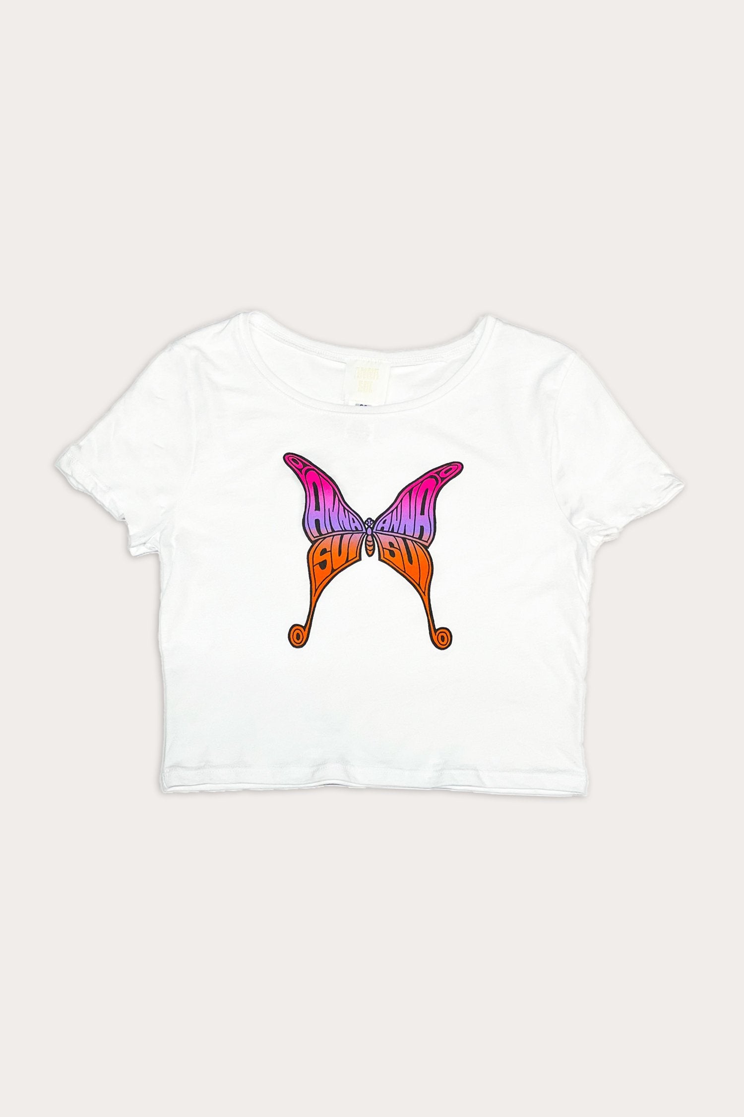 Butterfly Baby Tee <br> Marigold - Anna Sui