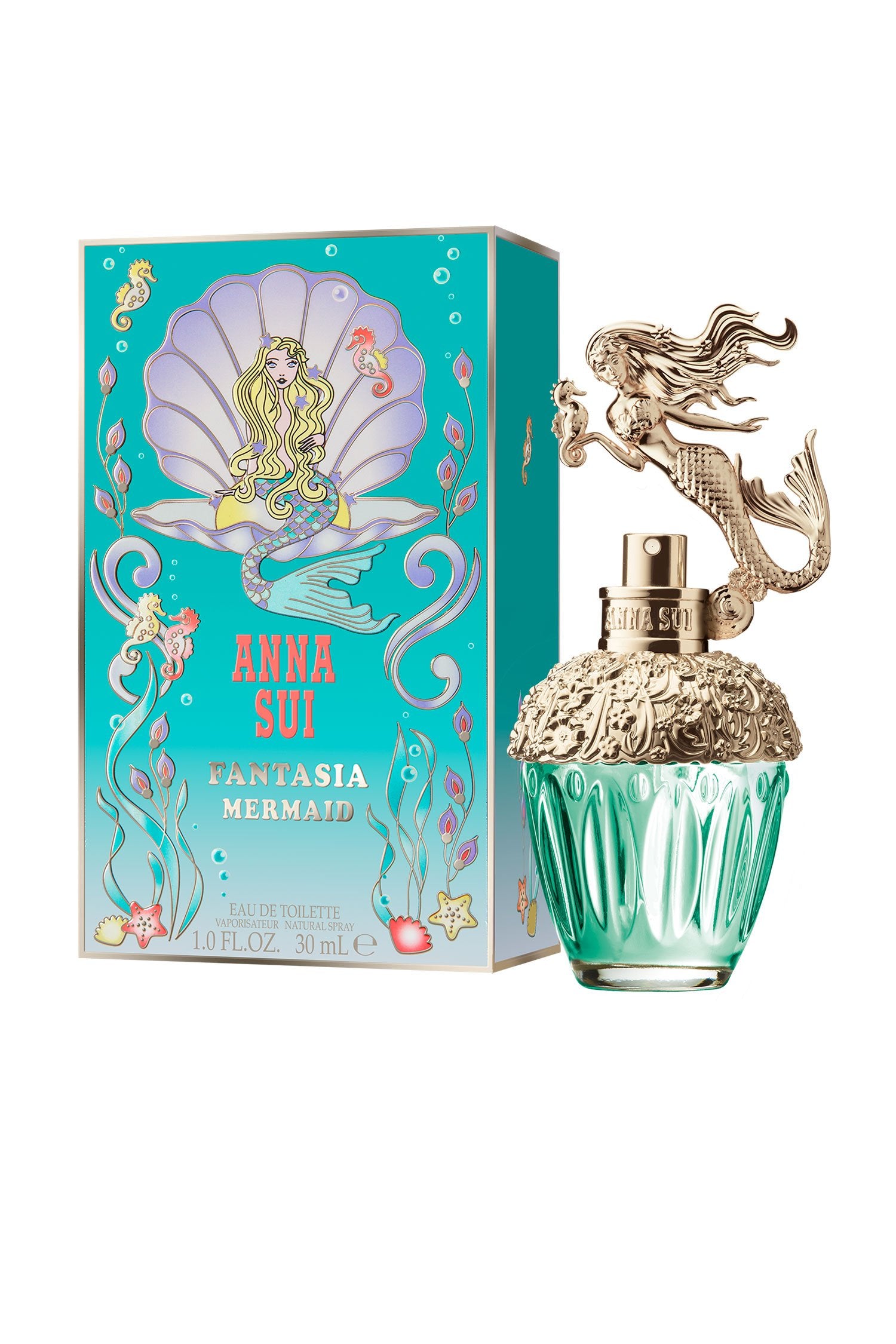 A carefree and sensual scent, Fantasia Mermaid’s aquatic fruity floral notes conjure up mystery, enchantment and adventure