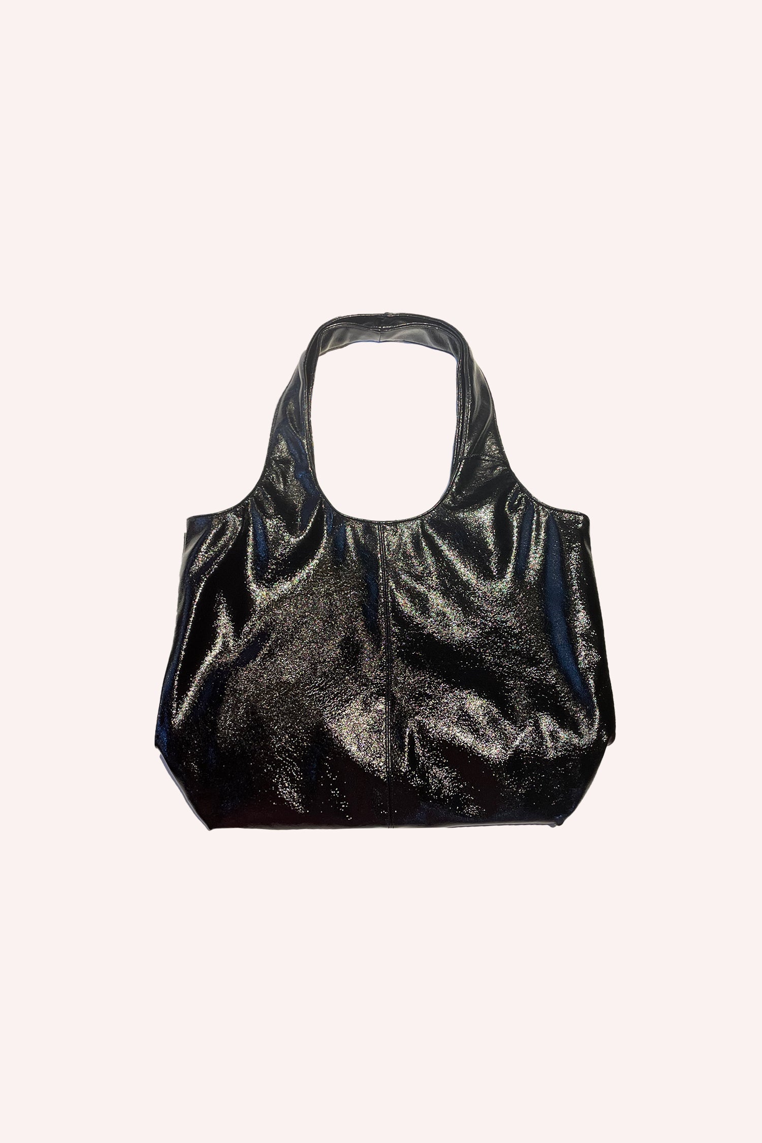 Black Patent Tote Bag - Anna Sui