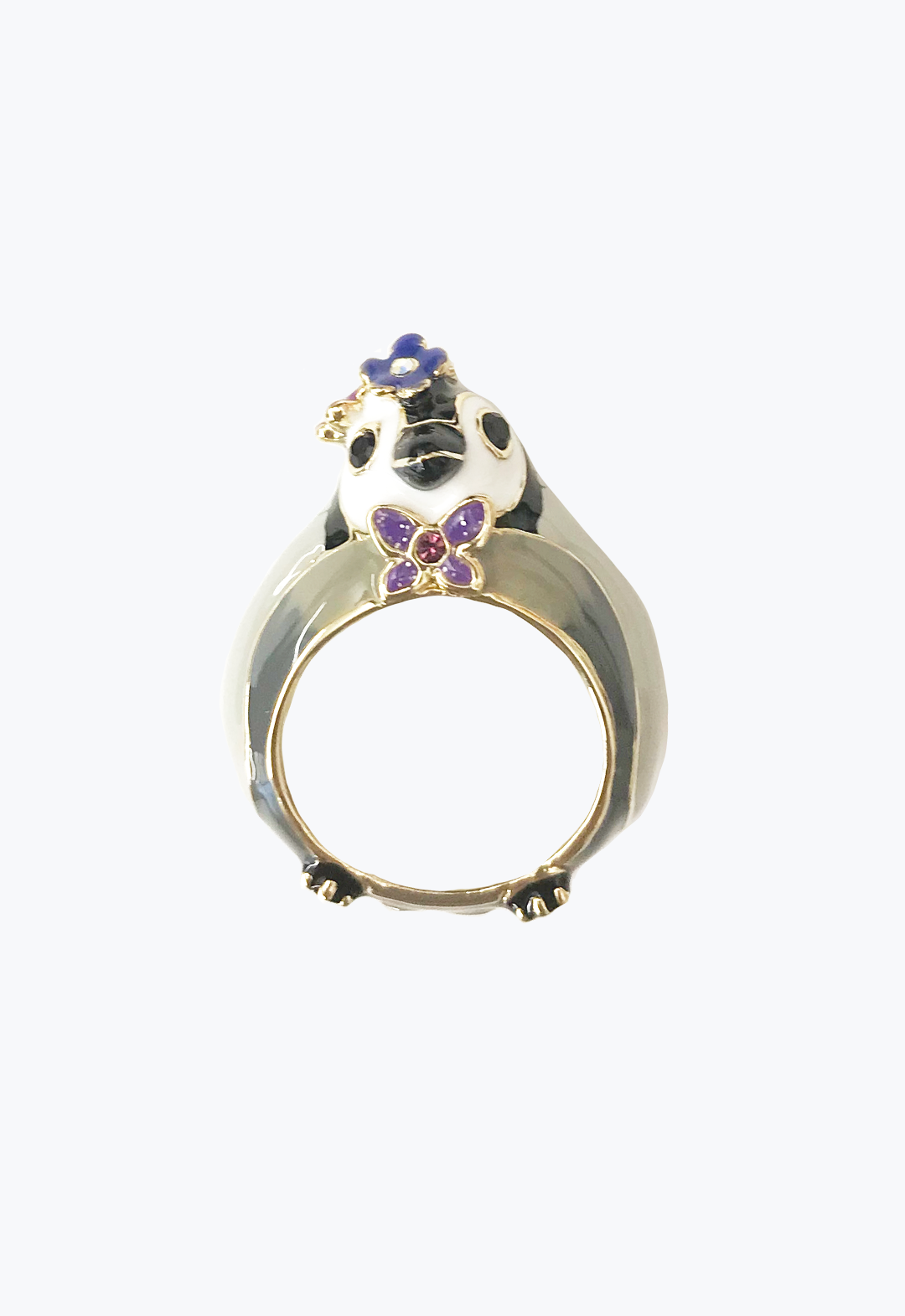 Penguin Ring <br> Black - Anna Sui