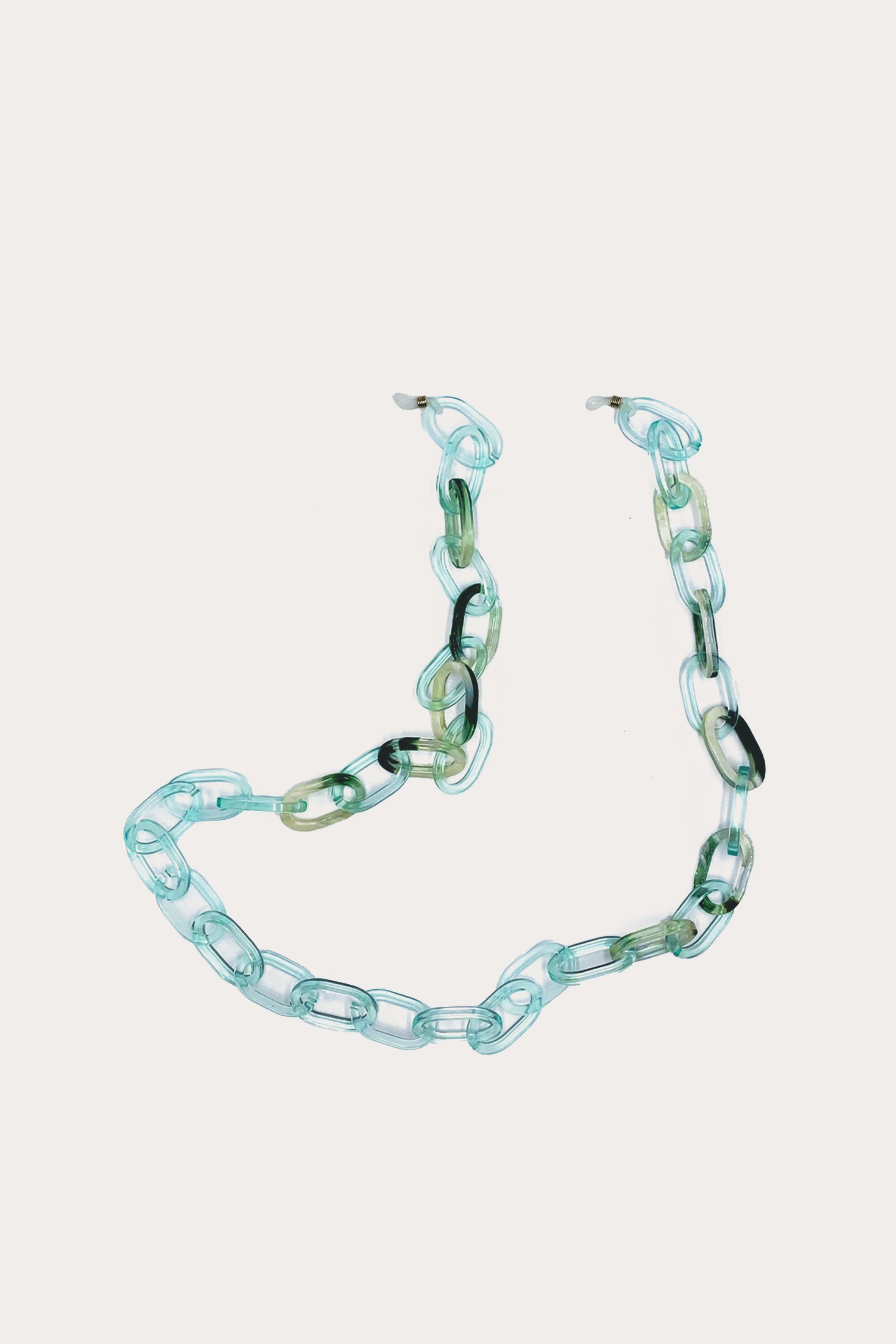 Recycled Acetate Sunglass Chain <br> in Jade </br> - Anna Sui