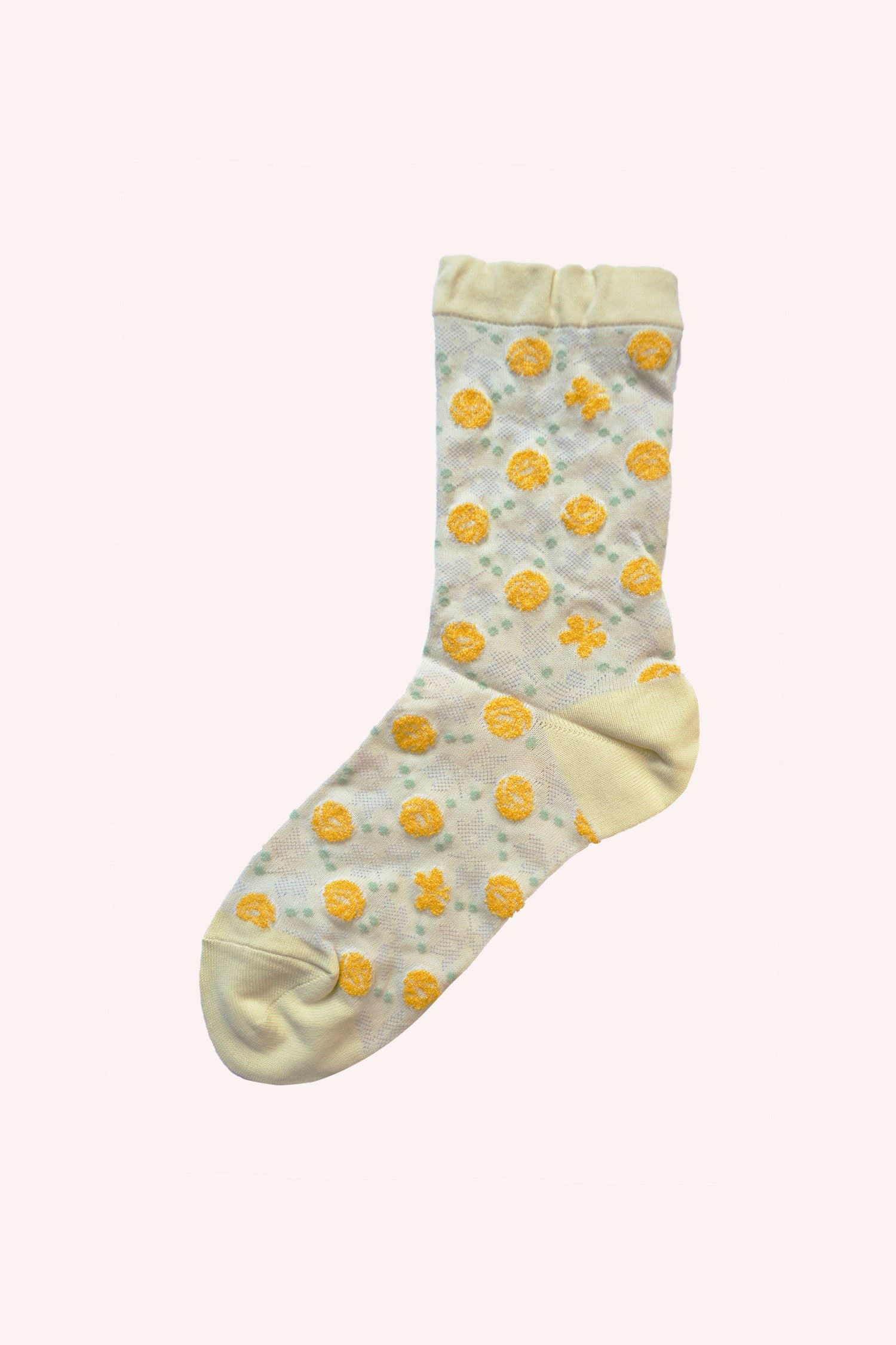 Rosy Dot Socks <br> Ivory - Anna Sui