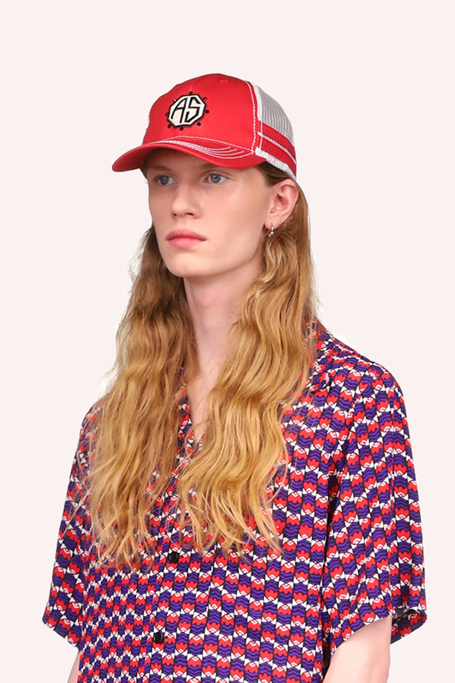 AS Trucker Hat <br> Red Multi - Anna Sui