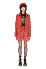 Neo Plaid Jacket <br> Red - Anna Sui