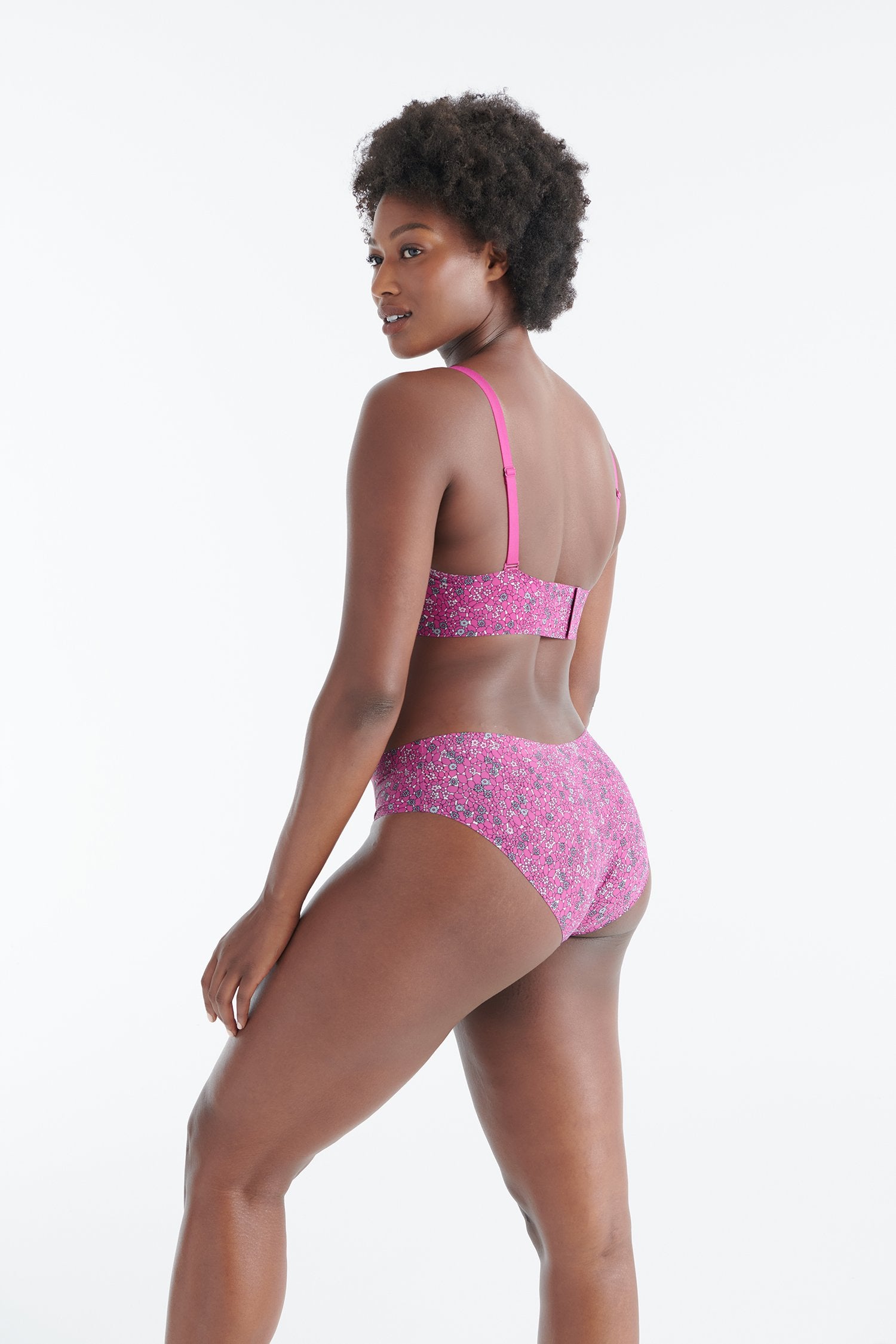 VVDesigns on X: Cotton Printed Padded Teen Bra & Hipster Panty